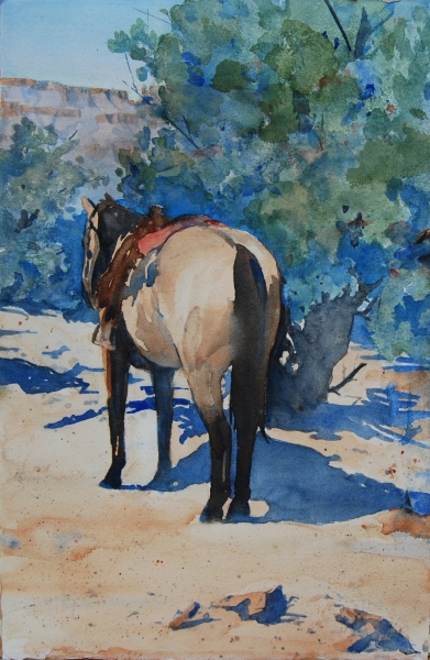 Click here to view Cowboy Waiting by Sandy Lynn Wisecup